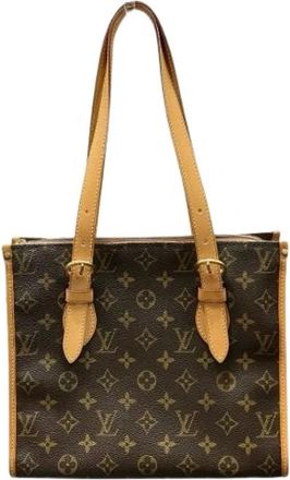 Louis Vuitton Pre-owned Popincourt Monogram 2way bag - Dames - Vintage Handtas - Bruin - ONE Size - Vintage