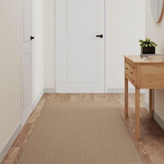 vidaXL Vidaxl - Alfombra De Pasillo Con Aspecto De Sisal Color Arena 80x250 Cm