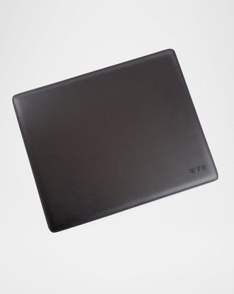 Royce Leather Personalized Leather Desk Pad, 17 x 14