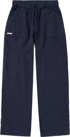 Amundsen & Scott Safari Linen Pants Womens in Faded Navy at Nordstrom, Size X-Small Eu