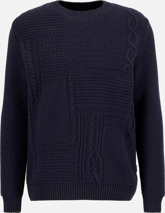 Barbour Mens Barbour Casey Crew NY91 Navy - Black - Size: 40