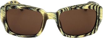 Linda Farrow DRIES VAN NOTEN DVN73 C7 Womens Sunglasses Yellow Size 54