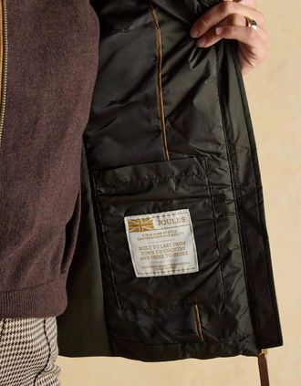 Joules Womens Joules BRAEMAR LUXE GILET Womens Gilets Green - Size: 12