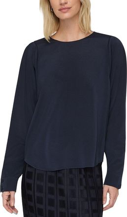 Lafayette 148 New York Silk-Blend Blouse