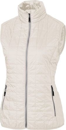 Cutter & Buck Rainier PrimaLoft Womens Eco Insulated Full Zip Puffer Vest