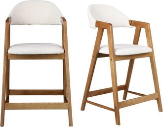 Moloo de bar de tela color crudo y fresno (x2)