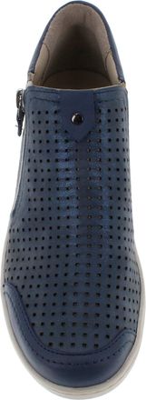 Reflexan Stiefelette REFLEXAN, Damen, Gr. 36, taubenblau, meliert, Glattleder, Veloursleder, Schuhe Stiefelette