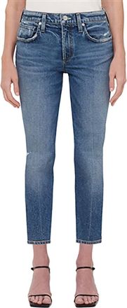 Citizens Of Humanity Ella Mid Rise Slim Crop Jeans In Ascent
