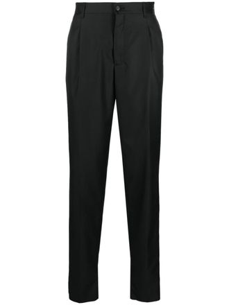 Giorgio Armani Straight pantalon met geplooid detail - Blauw