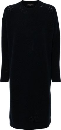 Fabiana Filippi open-knit dress - women - Silk/Cashmere/Virgin Wool - S - Blue