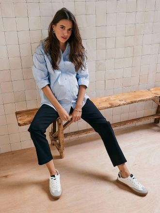 Vertbaudet Karottenhose für die Schwangerschaft schwarz