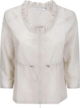Paloma Wool Raso Jas - Dames - Zomerjassen - Beige - L - Nylon - Jassen