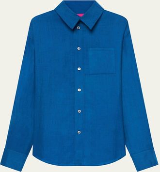 The Elder Statesman Mens Pashmina Sport Shirt