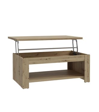 Home Heavenly Home Heavenly - Mesa Centro Elevable Dumi. Mesa Auxiliar De Sal&oacute;n Elevable De L&iacute;neas Rectas Modernas. Altura De 45,2 Hasta 66 C Color : Artisan