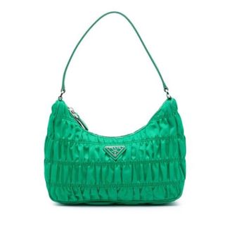 Prada Pre-owned Shoulder Bags, female, Green, Size: ONE SIZE Pre-owned Vintage Shoulder Bag
