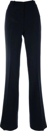 Ermanno Scervino Broeken, Dames, Zwart, S, Wijde broek voor modieuze vrouwen