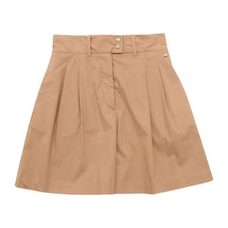 Herno Short Shorts, female, Beige, Size: XS Bermuda con pinces