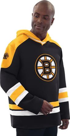 Starter Mens Starter Black/Gold Boston Bruins Hockey Pullover Hoodie at Nordstrom, Size Xx-Large