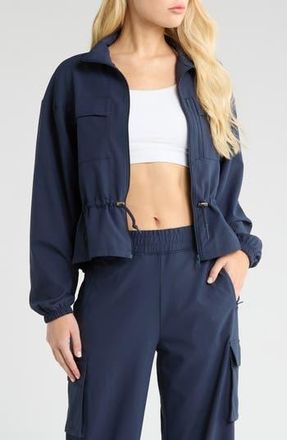 Beyond Yoga City Chic Jacket in Nocturnal Navy at Nordstrom Rack, Size Large