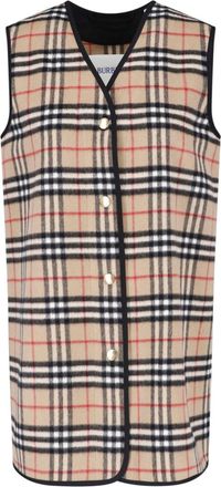 Burberry Imbottitura In Lana E Cashmere Check