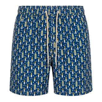 MC2 Saint Barth Beachwear, male, Blue, Size: XL Lighting Micro Fantasy Swimsuit