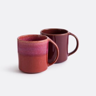 La Redoute Interieurs Set van 2 mokken in reactief geglazuurd aardewerk, Sintra