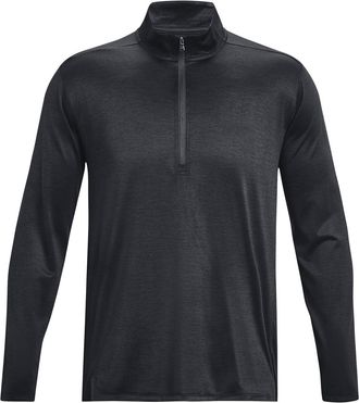 Under Armour Mens Tech Vent Half Zip Fleece Top Black XL