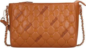 Ga&euml;lle Paris Gaelle Brown - Dames - Schoudertassen - Bruin - ONE Size - Leer - Tassen