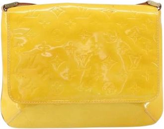 Louis Vuitton Pre-owned Canvas Cross Body Bag - Dames - Vintage Schoudertas - Geel - ONE Size - Vintage