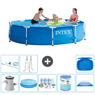 Intex Piscina Con Estructura Redonda - 305x76 Cm - 8-piezas S31691