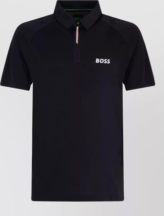 HUGO BOSS cotton polo shirt short sleeves collar
