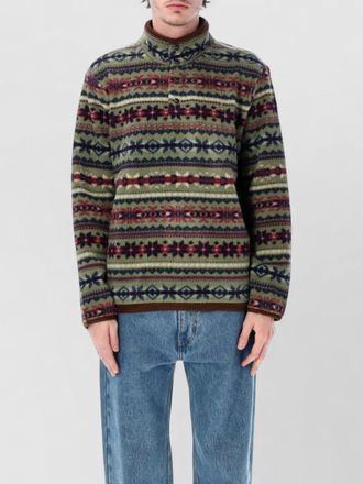 Polo Ralph Lauren outdoor jacquard fleece knit long sleeve