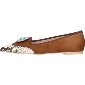 Pretty Ballerinas Cowboy Pointed Toe Loafer in Brown at Nordstrom, Size 39.5