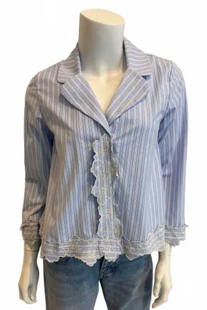 Kika Vargas Womens Agniia Top In Blue