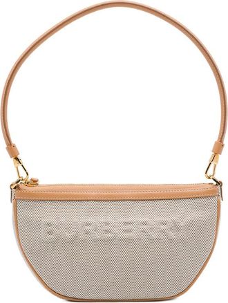 Burberry Pre-owned Burberry Mini Embossed Logo Canvas Olympia Shoulder Bag Ladies ORW0W46LWIYG80BK