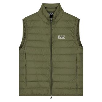 Emporio Armani Chaleco ligero de plum&oacute;n - Jackets - Hombre - Verde - XL
