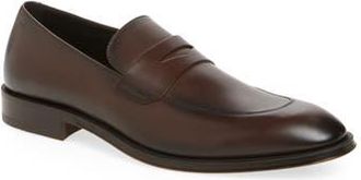 BOSS Derrek Penny Loafer in Dark Brown at Nordstrom Rack, Size 11.5Us / 10.5Uk