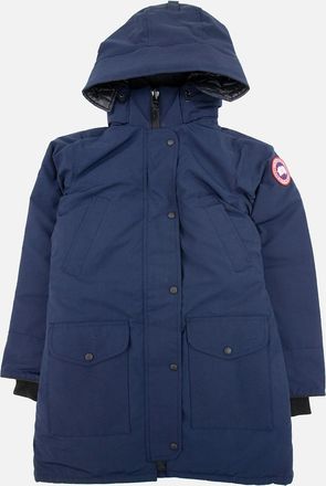Canada Goose Womens Canada Goose Trillium Parka With Trim Hood Atlantic Navy - Size: 10/8