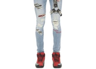 Cult of Individuality Mens Motley 220 Super Skinny Denim In Crue