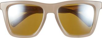 Costa Keramas 54mm Polarized Square Sunglasses in Silver at Nordstrom Rack