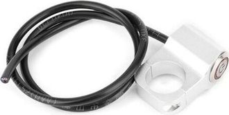 OEM Interruptor De Faro Para Manillar De Aleaci&oacute;n De Aluminio Con Indicador Led Rojo, Piezas De Modificaci&oacute;n Para Motocicleta, 25 Mm