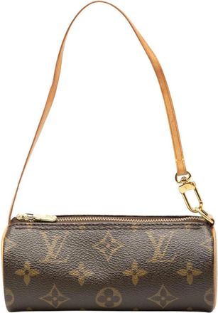 Louis Vuitton Pre-owned Mini Bags, female, Brown, Size: ONE SIZE Pre-owned Vintage Monogram Canvas Pouch