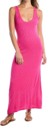 Allison New York Reid Crochet Dress In Hot Pink