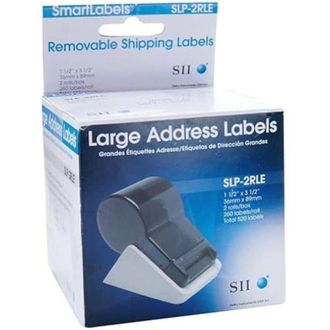 Seiko Etiquetas - Seiko Instruments - Slp2rle - 89 Mm X 36 Mm - Lote De 520 - Blanco