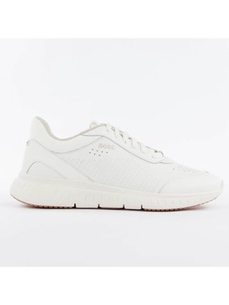 HUGO BOSS Mens Titanis Sneakers - White Textile - Size UK 11