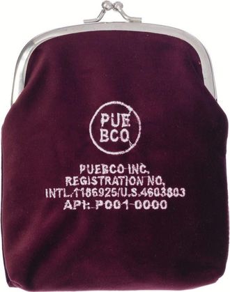 Puebco Velvet Frame Pouch in Burgundy at Nordstrom