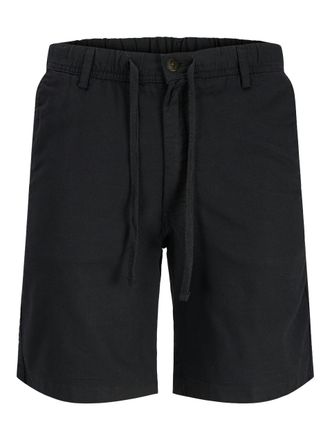 Jack & Jones Plus Size Jogger Pants JPSTJAIDEN HYBRID BONDI JOG SHORT PLS, Damen, Gr. 42 (4XL), N-Gr, schwarz, JACK & JONES PLUSSIZE, Hosen Jogger Pants