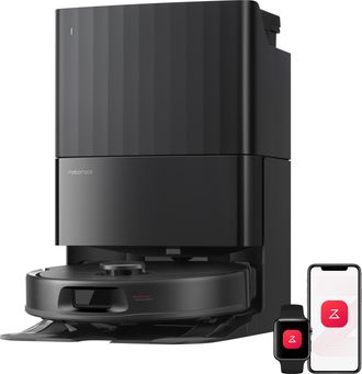 Roborock Qrevo S Pro Robot Aspirador Y Fregasuelos, Succi&oacute;n De 18.500 Pa, Navegaci&oacute;n Precisense Lidar, Evitaci&oacute;n De Obst&aacute;culos Reactive Tech, Cepillo De Goma A