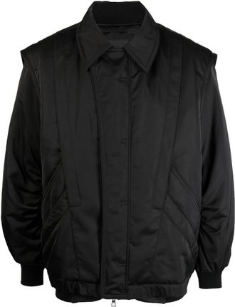 Songzio MA-1 double-layered bomber jacket - men - Polyester - 44 - Black