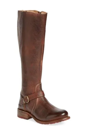 Bed St&uuml; Glaye Tall Boot in Teak Rustic Leather at Nordstrom, Size 8.5